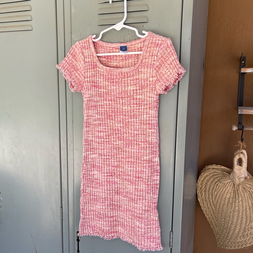 Old Navy Pink Knit Casual Dress for Kids